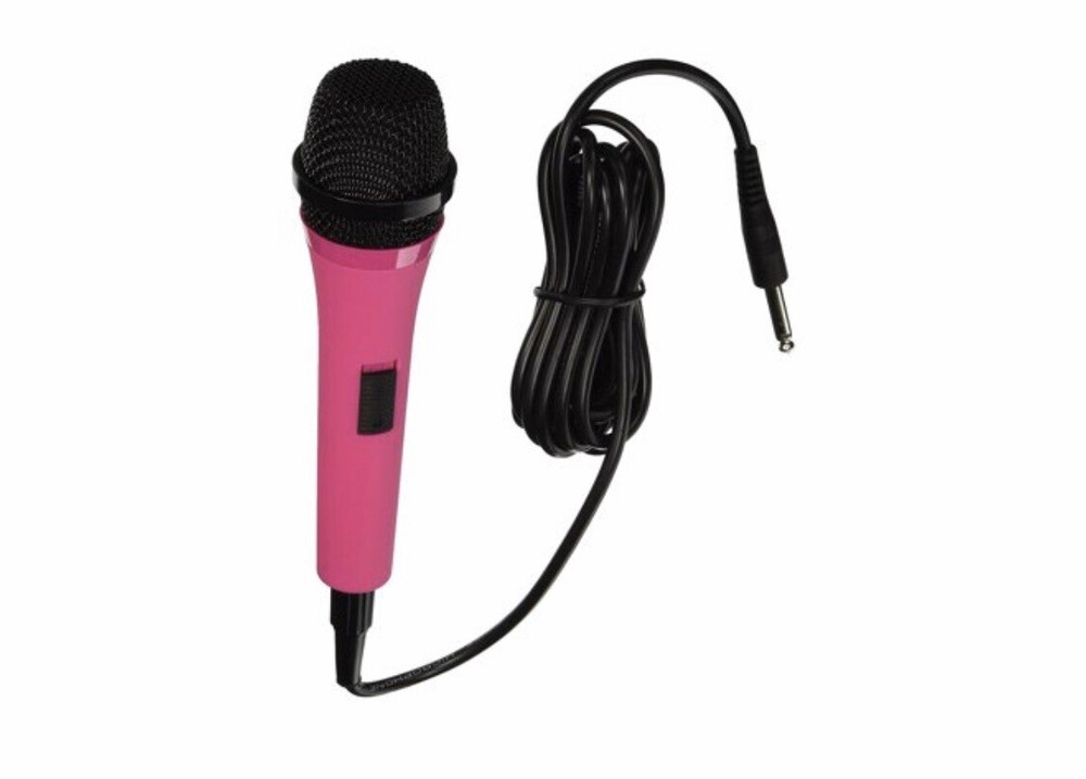 Singing Machine SMM205P Uni-Directional Dynamic Microphone with 10-Foot Cord …