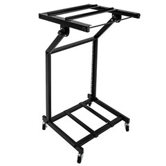 9U12U/16U Rack Mount Mixer Case Stand Studio Equipment Cart Stage Amp DJ Rolling