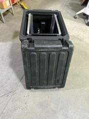 SKB 10U Roto Rolling Travel Rack Audio/Server Equipment Case w Handle 14″ X 18″