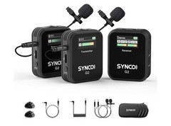 SYNCO G2 (A2) Series Digital 2.4GHz 2-Person Wireless Microphone System NEW*Read