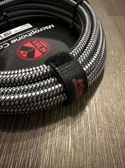 XLR Microphone Cable – Woven Charcoal Gray 20ft Kirlin Male to Female-20AWG New