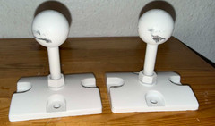 Pair Of JBL 179-00002-00 179-00002-01 Ball Mounts for Control 25 and 28 Speakers