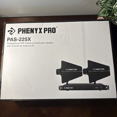 Phenyx Pro PAS-225X UHF Wireless Antenna Distribution System Bundle New/Open Box