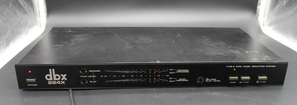 dbx 224X TYPE II TAPE NOISE REDUCTION SYSTEM Tested Working