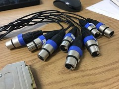 Cordial Multicore Digital CMD 8 RES/EBU 8x2x0x.19 D-Sub to XLR Female 8way Cable