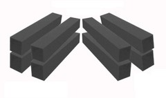 4 Pack 3″x 24″Acoustic Studio Soundproofing Foam Corner Bass Block for 2″ WEDGE