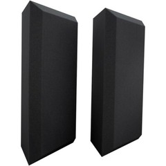 Ultimate Acoustics Acoustic Bass Trap – 24x12x12 Bevel (2 Pack)