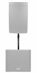 Rockville M20 Threaded Adjustable Subwoofer to Speaker Pole Mount For QSC KW181