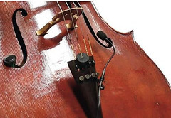 Feather Aluminum Cello Microphone with Flexible Gooseneck for Perfect Sound