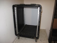 Rackmount 14U 19×24 Wheeled ECS Composite Shockmount Electronics Equip Case TSC