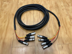 Audio Snake 4 Channel 20 feet Neutrik XLR