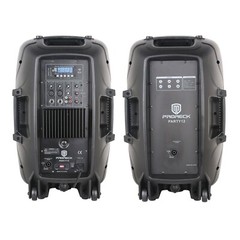 PRORECK Party 12 PA Powered Speaker System 1000W 2-Way Bluetooth USB Loudspeaker