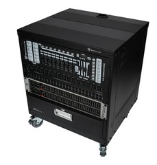 Rockville RR10U 10U Live Sound/Recording Studio Rack Case w/Wheels + Hardware