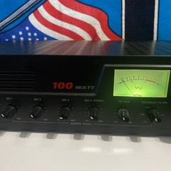 Optimus MPA-125 PA Amplifier 100 Watts Rackmount Tested Working Great