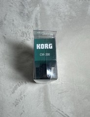Korg CM-200 Contact Microphone Black for Clarinet, Flute, Saxophone 1/4” Connect