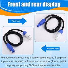 Stage Light PowerCON AC Cable in/OUT Conversion Extension Wire 3×1.5mm²1886