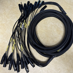 XLR Snake Multicore Box Cable Black Female to Male Audio Cable