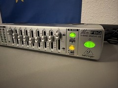 Behringer MiniFBQ FBQ800 Ultra-Compact 9-Band Graphic Equalizer