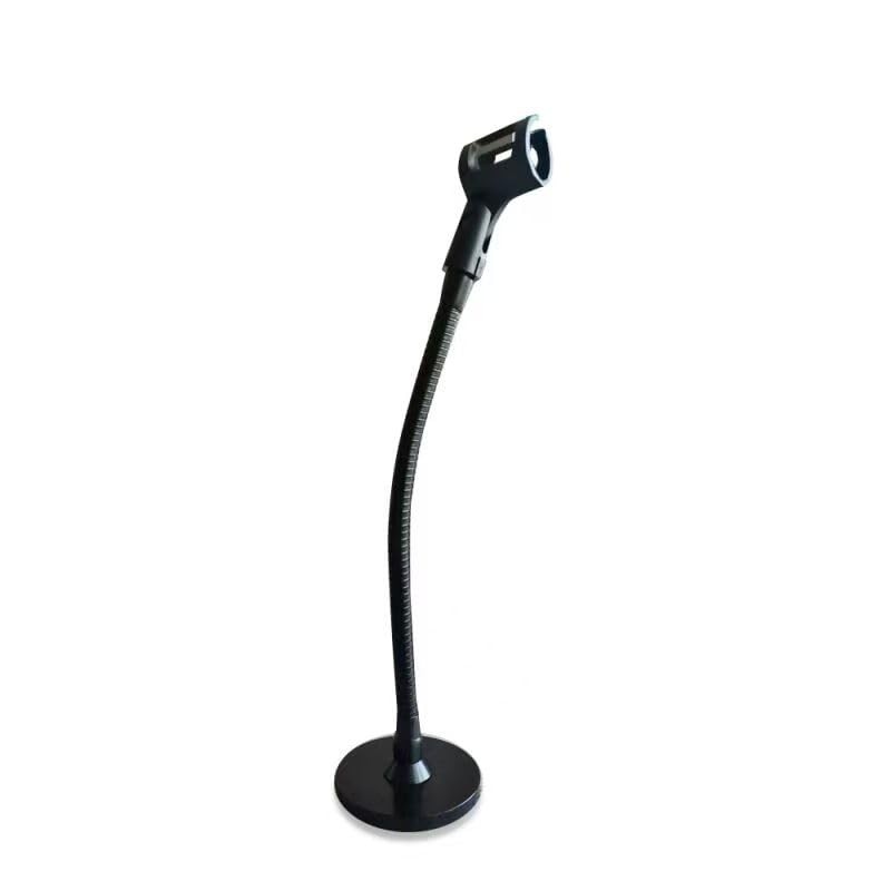 Gooseneck Podium Microphone Mount Stand, 13 inch Flexible Arm with Weighted B…