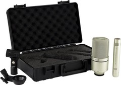 990/991 Condenser Microphone Bundle for Home Studio Recording | Champagne Finish