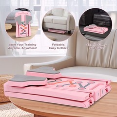 6-in-1 Pilates Board Reformer Kit, Multifunctional Foldable Home Pilates Equipme