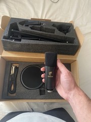 Tonor TC20 XLR Condenser Microphone Kit w/ Boom Arm, Pop Filter, XLR Cable