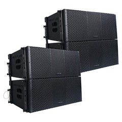 Sound Town ZETHUS Four Dual 10″ Line Array Speaker System(ZETHUS-210B-2PAIRS)
