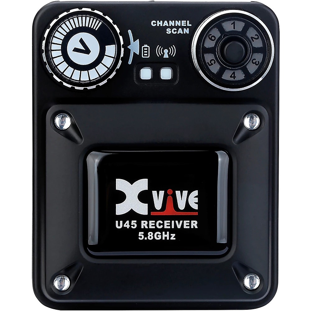 Xvive U45R Wireless In-Ear Monitor Receiver – 5.8GHz, Black