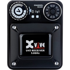 Xvive U45R Wireless In-Ear Monitor Receiver – 5.8GHz, Black