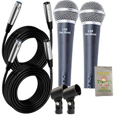 FAT TOAD Handheld Vocal Microphones – Cardioid Dynamic Streaming Music Stage Mic