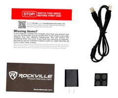 Rockville RockMix 2BT 2 Channel USB Interface Mixer, 2-way Bluetooth For Podcast