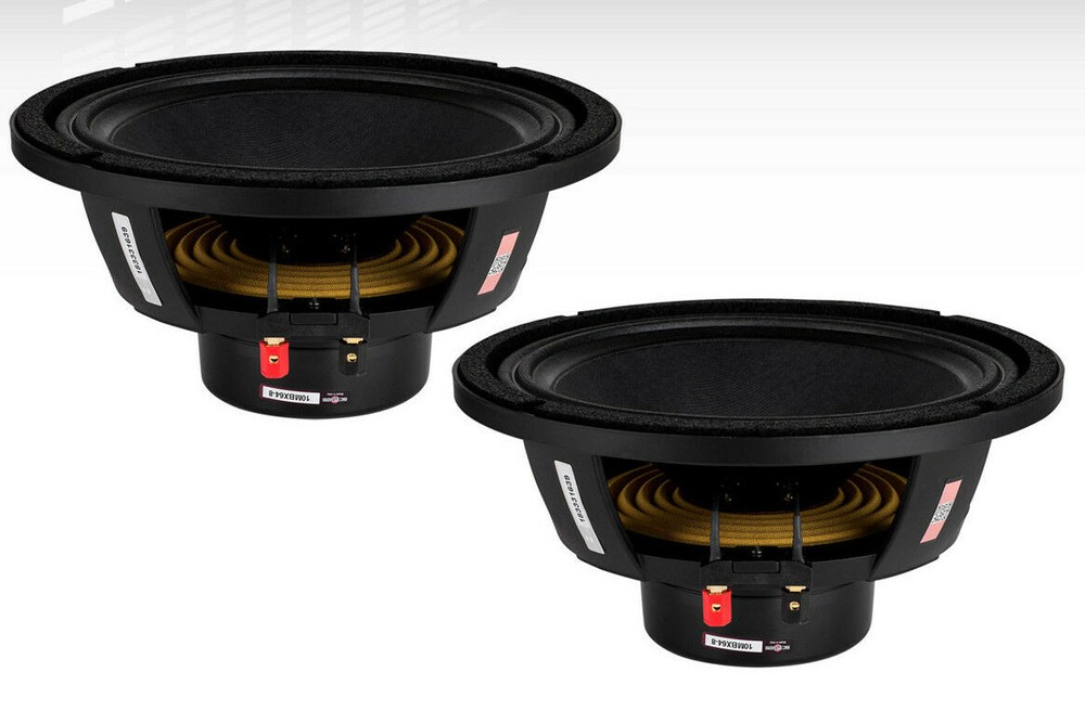 2x B&C 10MBX64 10″ Professional 700 Watts Neodymium Mid-Bass Woofer 8Ohm Speaker