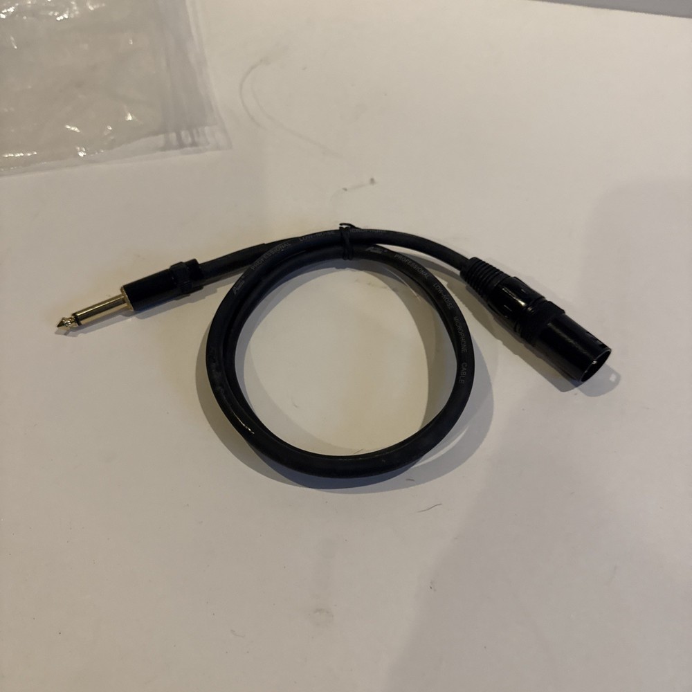 1/4 Male To Xlr Mail 2ft
