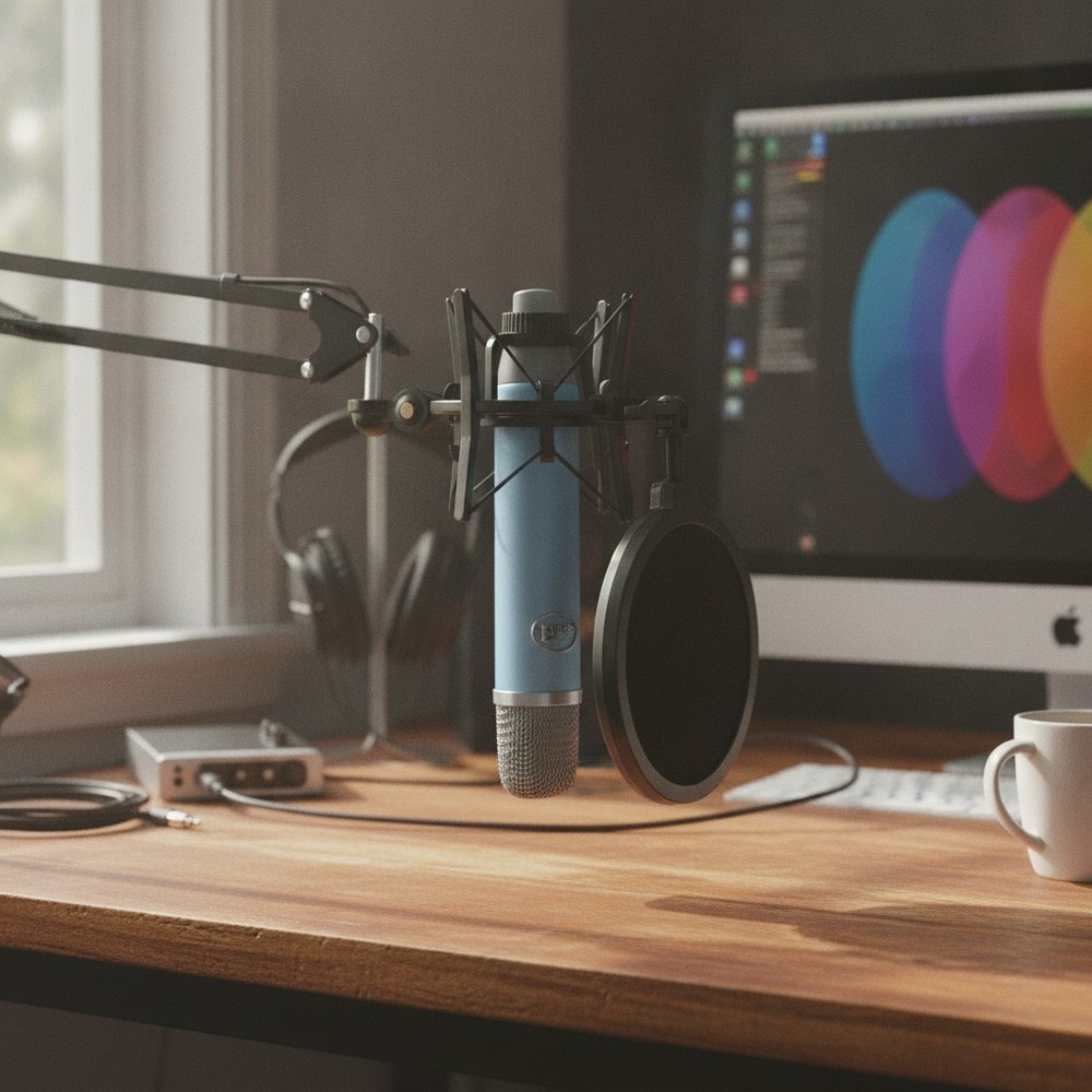 Innovative Blue Ember Shock Mount & Pop Filter – Superior Vibration Isolation