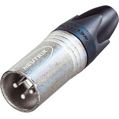 NEUTRIK NC3MXX-B SOLDER ON XLR CABLE CONNECTOR MALE 3 POLE