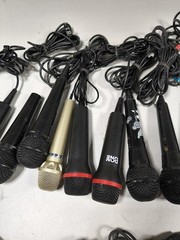 Lot of 10 Assorted Used Microphones – Various Brands & Models