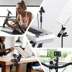 Magnetic Phone Holder 360° Rotatable Clamp Clip for Magsafe iPhone 17-12
