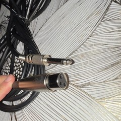 15ft 1/4in (6.35mm) Male to XLR Female Low Noise Audio Cable, Black
