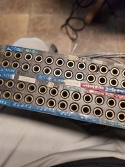 Vintage Radio Station 96 Point Patch Bay