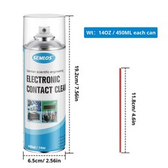 Electric Contact Cleaner Spray, Battery Terminal Cleaner, 14 Oz Can