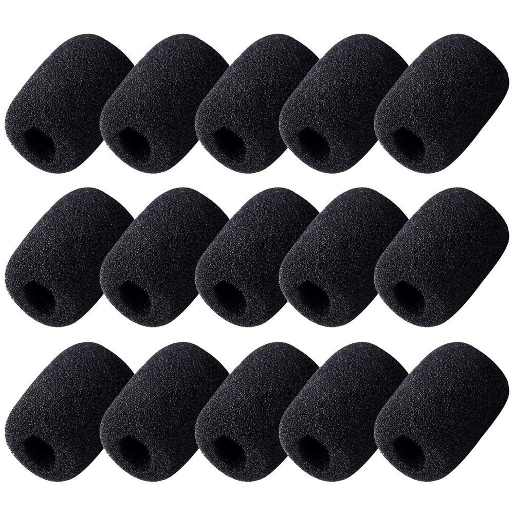 Foam Microphone Windscreen, Lapel Headset Sponge Mini Foam Cover Protection