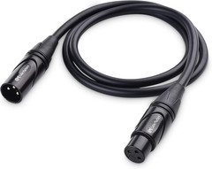 Cable Matters 2-Pack Premium XLR Microphone Cable 3 Feet & 1-Pack 6.35Mm (1/4 In