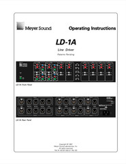 Meyer Sound LD-1A Line Driver – Professional Audio Signal Processor / Line Drive