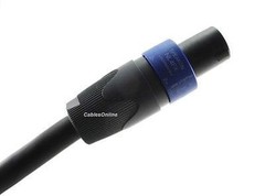 Kirlin 6ft SpeakOn 4C/12AWG NL4FX Pro Audio Speaker Cable w/ NEUTRIK Connectors