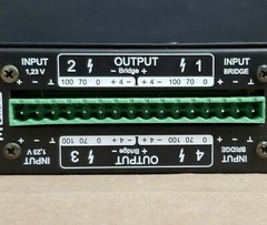 IRP Audio Bridge PA225T 25W 2-Channel w/ 70V Transformer 1U Rackmount 115/230VAC