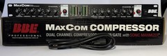 BBE MaxCom Dual Channel Compressor/Limiter/Gate w/ Power Cord & Original Box