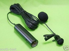 195″ Cords XLR 3Pin Phantom Power Lavalier Lapel Microphone For Mixer Console