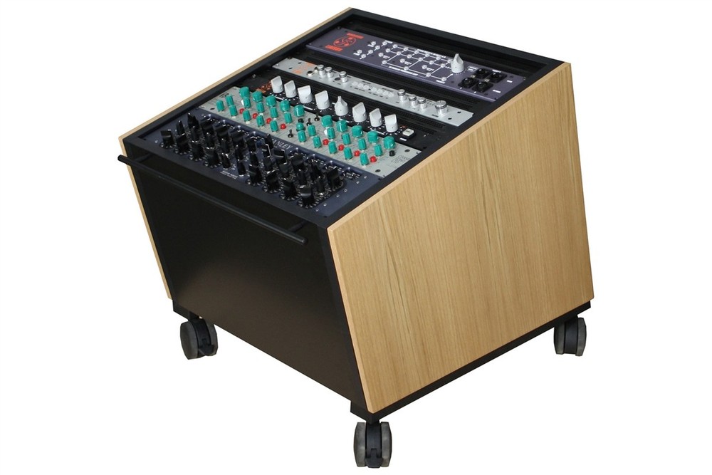 Sterling Modular Face Up Rack | Natural Maple | Satin Clear Finish | 12 RU