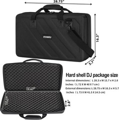 Lightweight Molded Hard Storage Case Fits Pioneer DDJ 1000, 1000SRT DJ Controlle