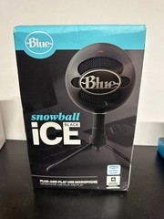 Blue Snowball iCE USB Mic for Recording & Streaming on PC & Mac – Black